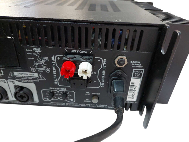 YorkVille Commercial 70V Audio Amplifier Model: CR670