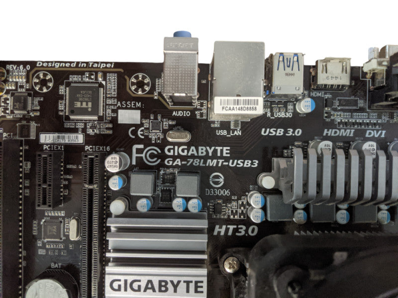 Gigabyte GA-78LMT-USB3 Motherboard | AMD FX-8320 | 16GB DDR3 | I/O Shield