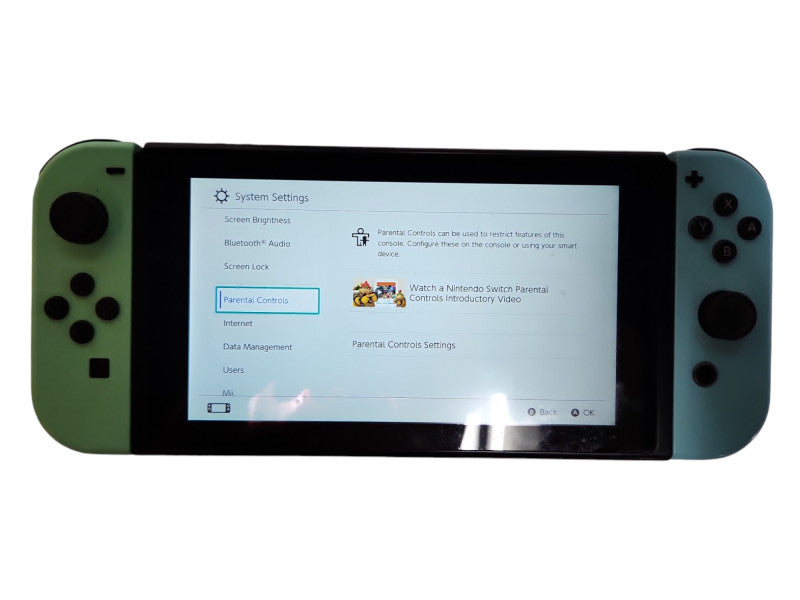 Nintendo Switch Model HAC-001 Game Console With Case & 128GB SD Card