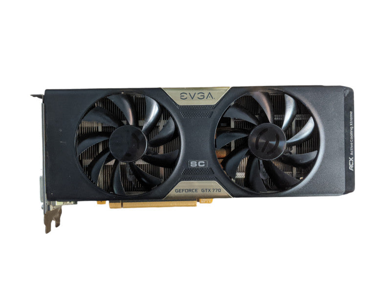 EVGA NVIDIA GeForce GTX 770 | 4GB GDDR5 GPU | 1xDVI-I 1xDVI-D 1xHDMI 1xDP