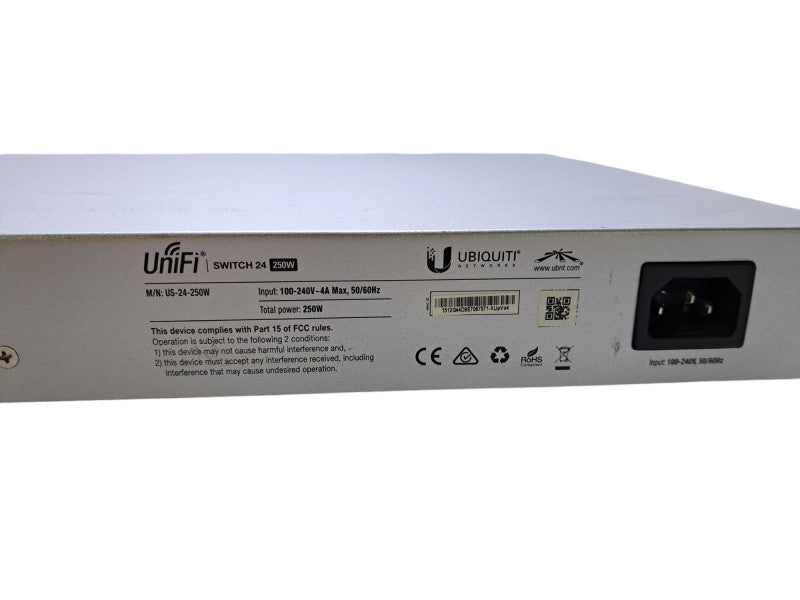 Ubiquiti UniFi US-24-250W | 24-Port Gigabit PoE+ Managed Switch