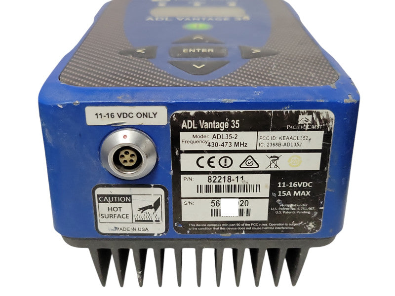 Pacific Crest ADL Vantage 35 ADL35-2 Radio Station 430-473Mhz, READ Q_