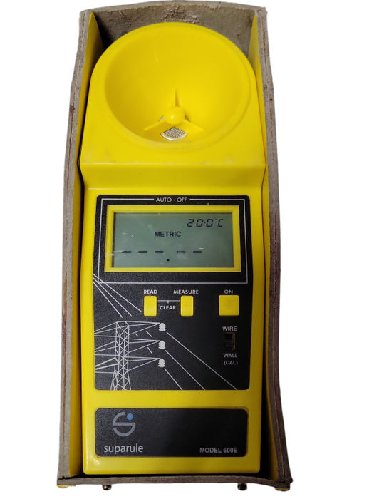 Suparule 600E Power Cable Height Meter w/ Case *READ*