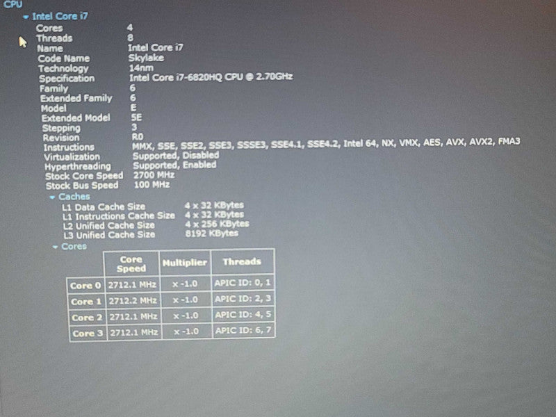 Dell Precision 7520| i7-6820HQ| 16GB DDR4| Quadro M2200| 512GB SSD  β Lap200