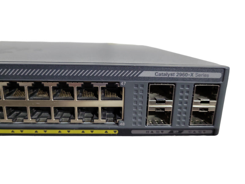 Cisco WS-C2960X-48FPS-L V07 | 48 Port Gigabit PoE+ 740W Switch | 4x SFP !