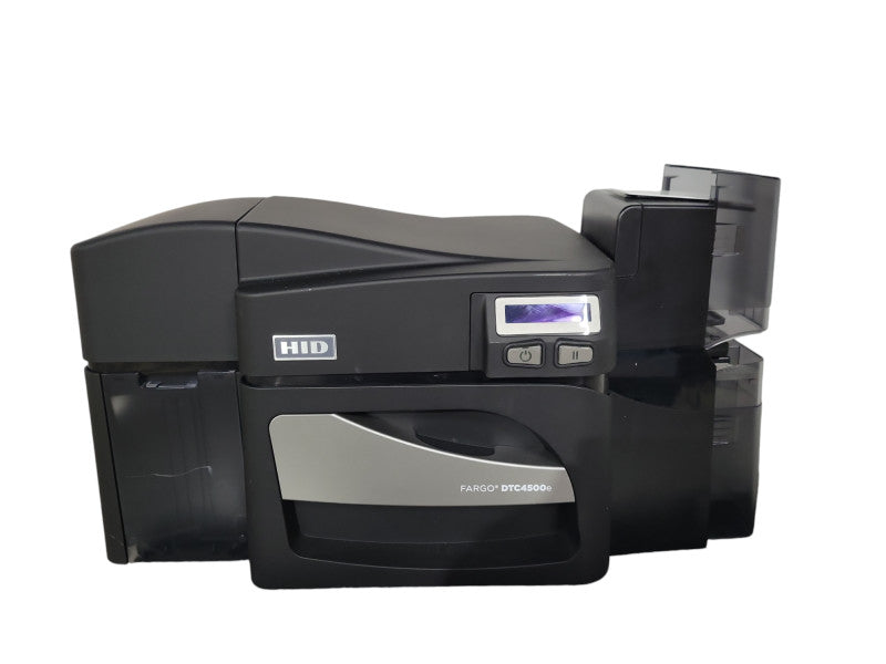Fargo DTC4500E Color Dual-Sided ID Card Printer !