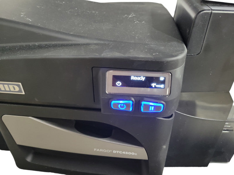 Fargo DTC4500E Color Dual-Sided ID Card Printer !