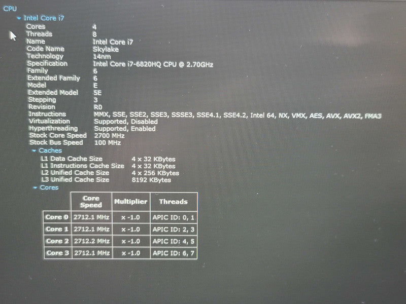 Dell Precision 7720| i7-6820HQ| 16GB DDR4| Quadro P3000| 500GB SSD READ Qβ Lap200