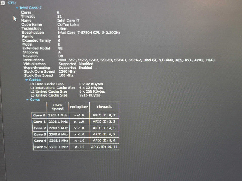Dell Precision 7730| i7-8750H| 16GB DDR4| Quadro 3200| 512GB SSD FOR PARTS RE β Lap200