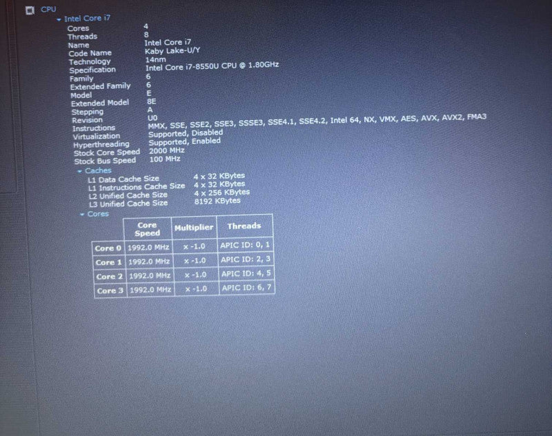 Dell Latitude 3590 i7-8550U@1.8GHz Radeon R7 M460 2GB GPU 16GB RAM 256GB SSD  Lap200