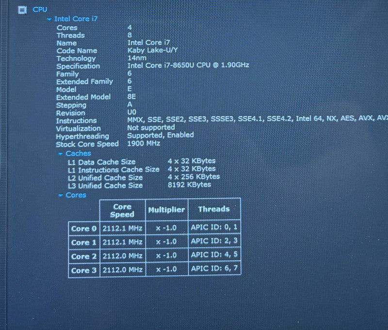 Dell Latitude 7390 2-in-1 TOUCH i7-8650U@1.9GHz 16GB RAM 512GB SSD  Lap200
