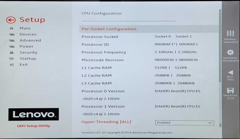 Lenovo ThinkStation P710, 2x Xeon E5-2620 v4 2.10GHz 8C, 32GB DDR4, No GPU