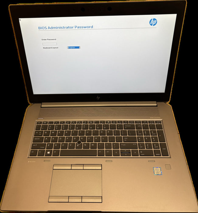 HP ZBook 17 G6 i7-9750H 16GB RAM BIOS Locked For Parts/Repair READ!  Lap200
