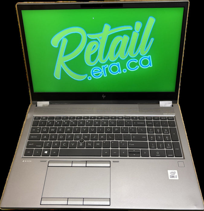 HP ZBook Fury 15 G7 i7-10750H QUADRO T1000 4GB GPU 32GB 512SSD READ!  Lap200