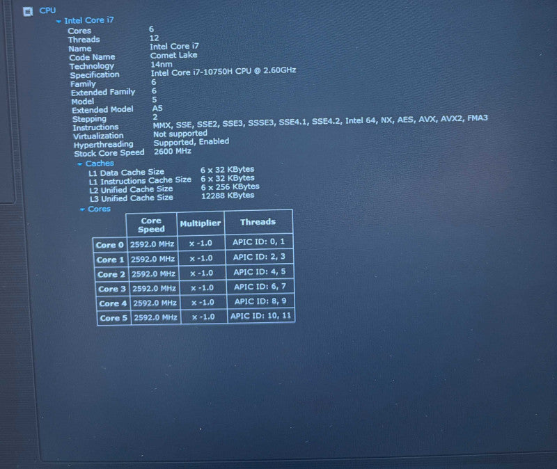 HP ZBook Fury 15 G7 i7-10750H QUADRO T1000 4GB GPU 32GB 512SSD READ!  Lap200