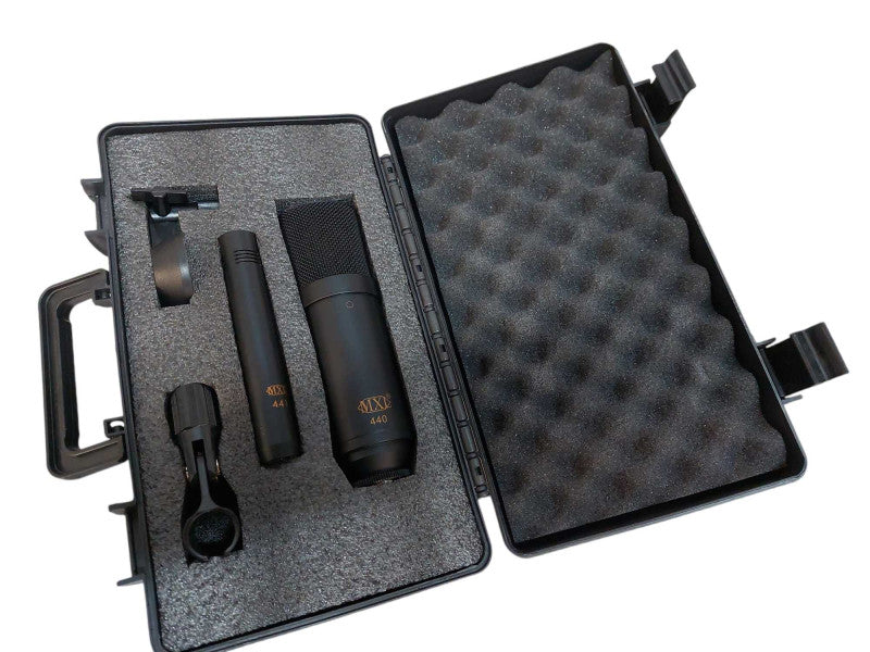 MXL Mic Set 440 & 441 with Mounts in a Case   =
