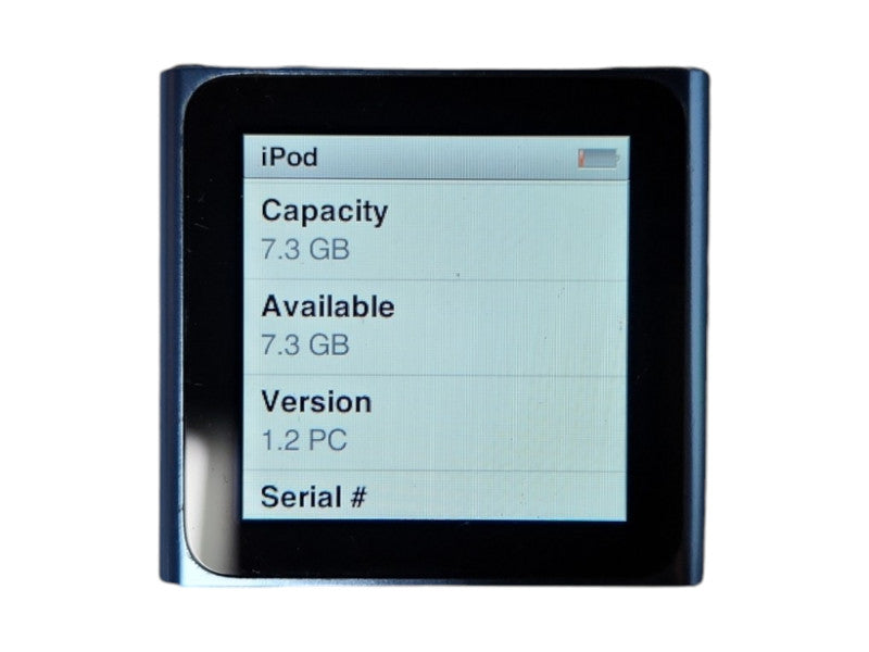 Apple iPod Nano 6th Generation 8GB, Tested