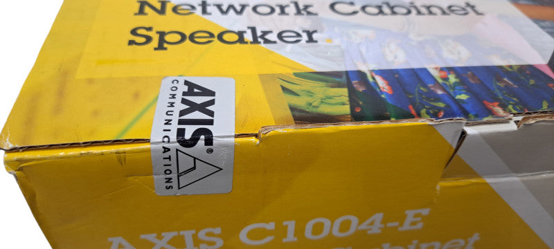 BRAND NEW SEALED Axis C1004-E Network Cabinet Speaker Black (0923-001)