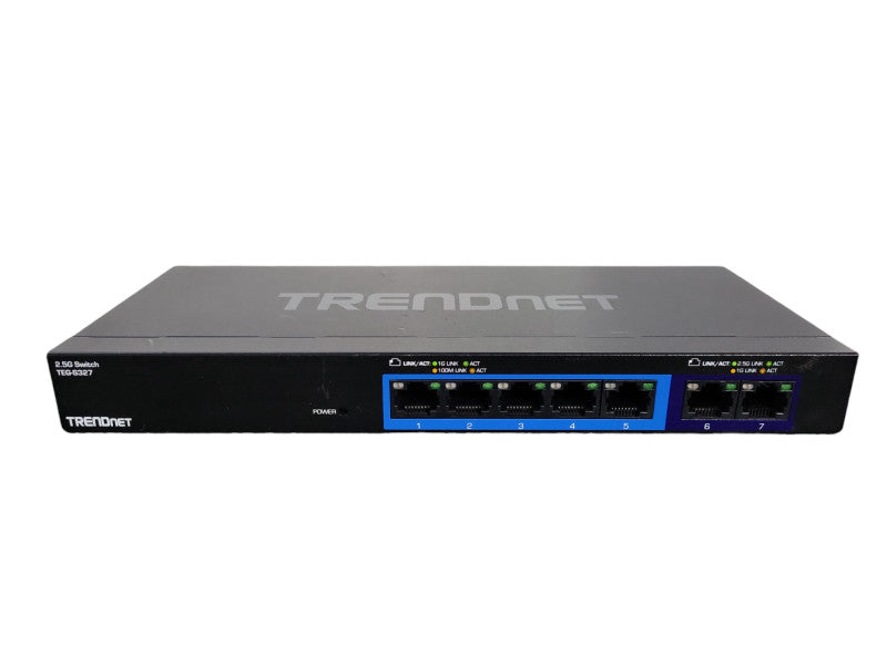 Multi-Gig Gaming Switch, TEG-S327, 5 X 1G RJ-45 Base-T Ports, 2 X 2.5G !