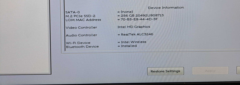 Dell OptiPlex 3080 Micro | i5-10500T @ 2.30GHz, 16GB DDR4, 256GB NVMe, Wi-Fi