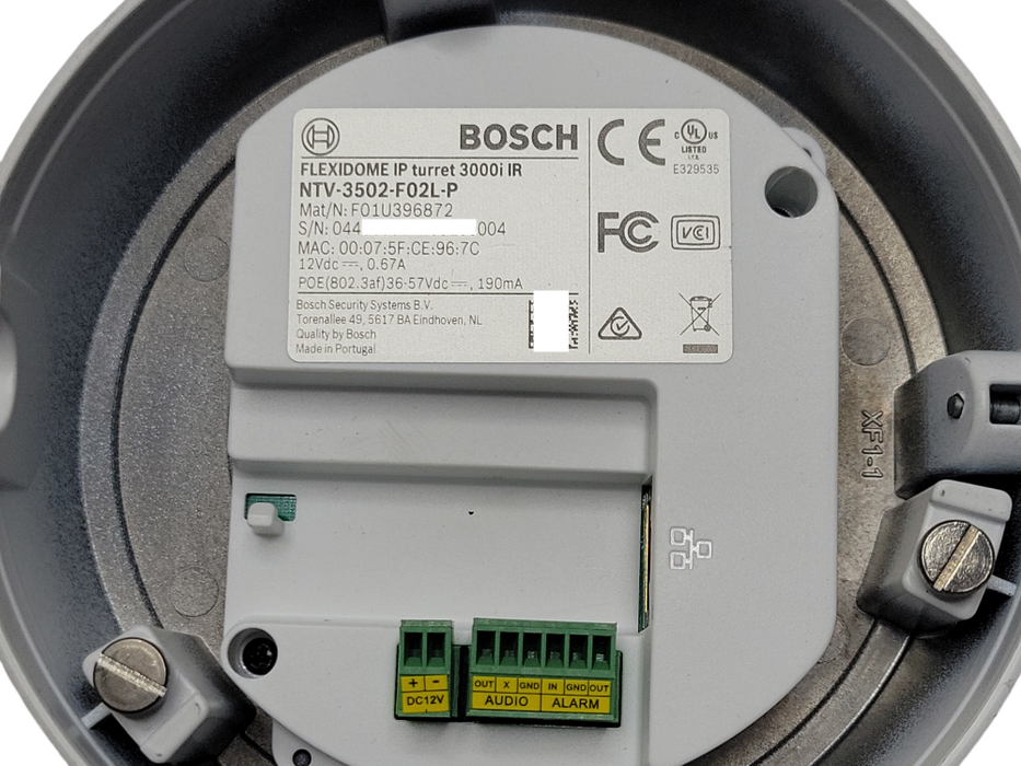 Bosch Flexidome ip turret 3000i IR NTV-3502-F02L-P fixed camera _