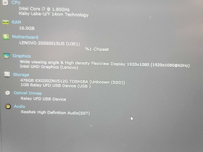 Lenovo ThinkPad T15 | i7-10510U| 16GB DDR4| 512GB SSD  β Lap200
