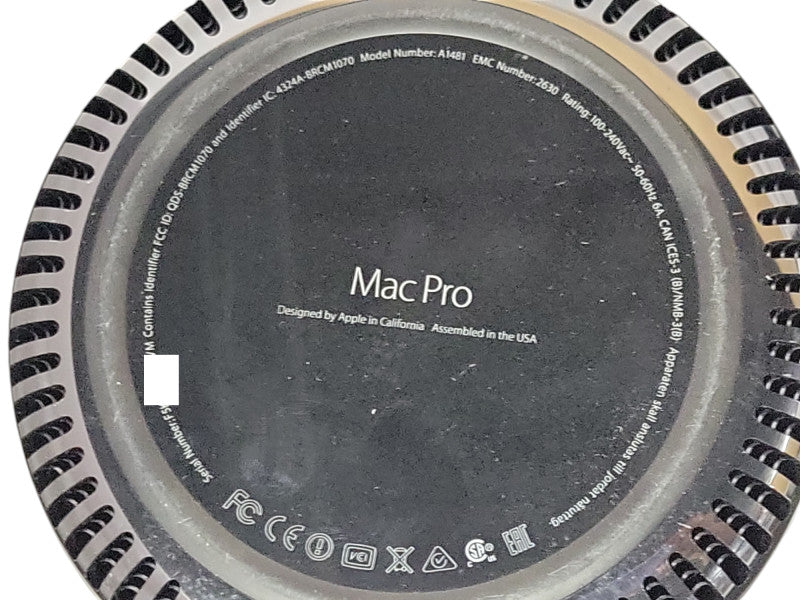 Apple Mac Pro A1481 Intel Xeon E5-1620v2 3.7GHz, 8GB RAM, 500GB SSD _