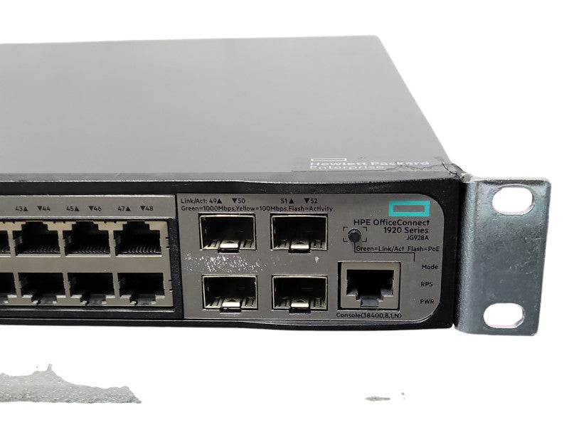 HP JG928A HPE OFFICECONNECT 1920 SERIES 48G PoE+ 370W 48-PORT SWITCH _
