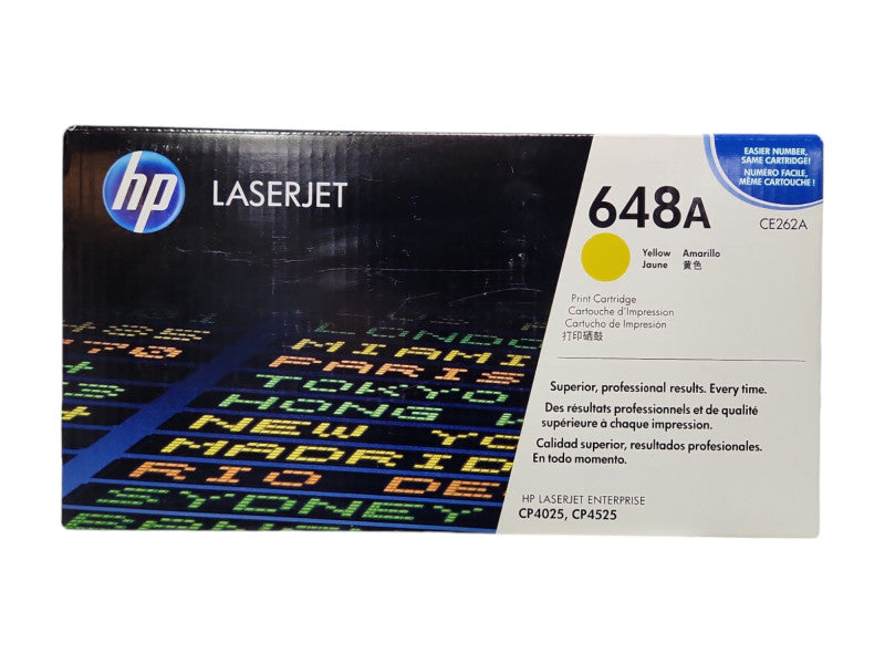 *NEW SEALED* Genuine HP LaserJet 648A CE262A Yellow Toner Cartridge