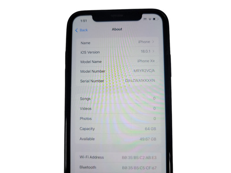 Apple iPhone XR - 64GB - Space gray (