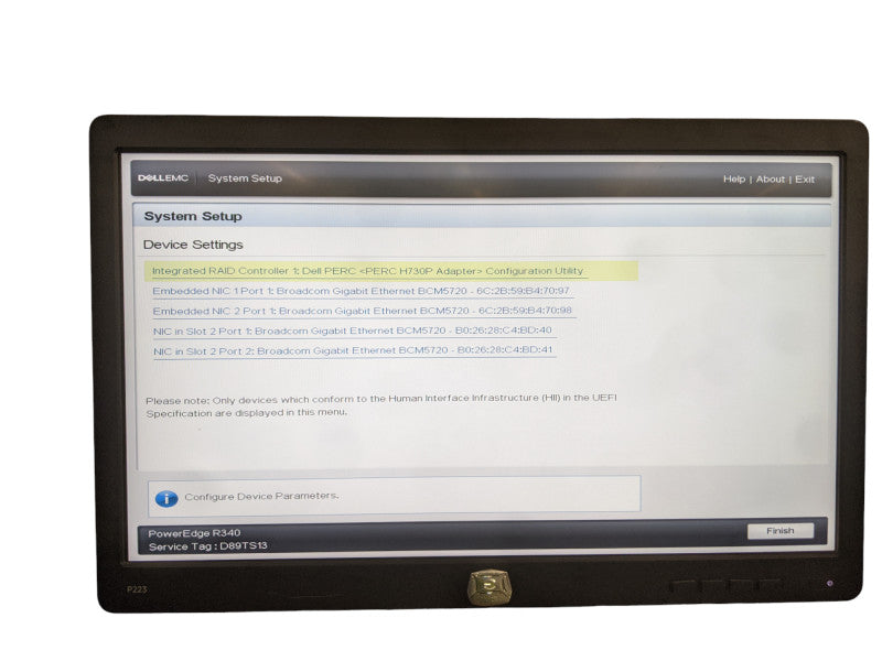 Dell PE R340 1U Server | 1x Xeon E-2134 | 32GB DDR4 | No HDD | PERC H730P