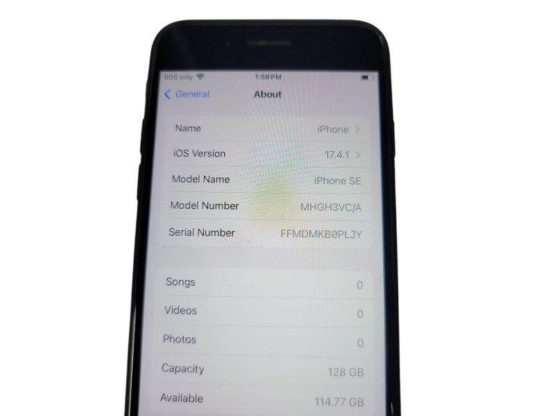 Apple iPhone SE - 128GB - Gray (