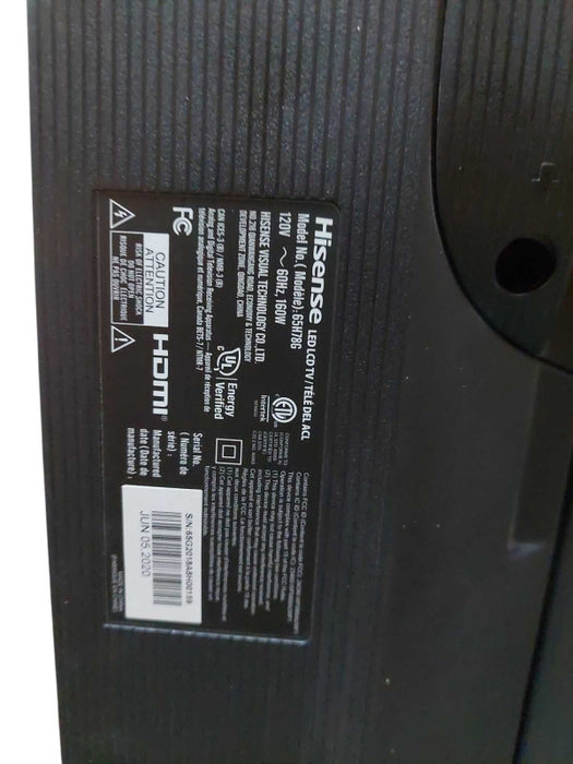 Hisense LED LCD TV Model: 65H78G  =