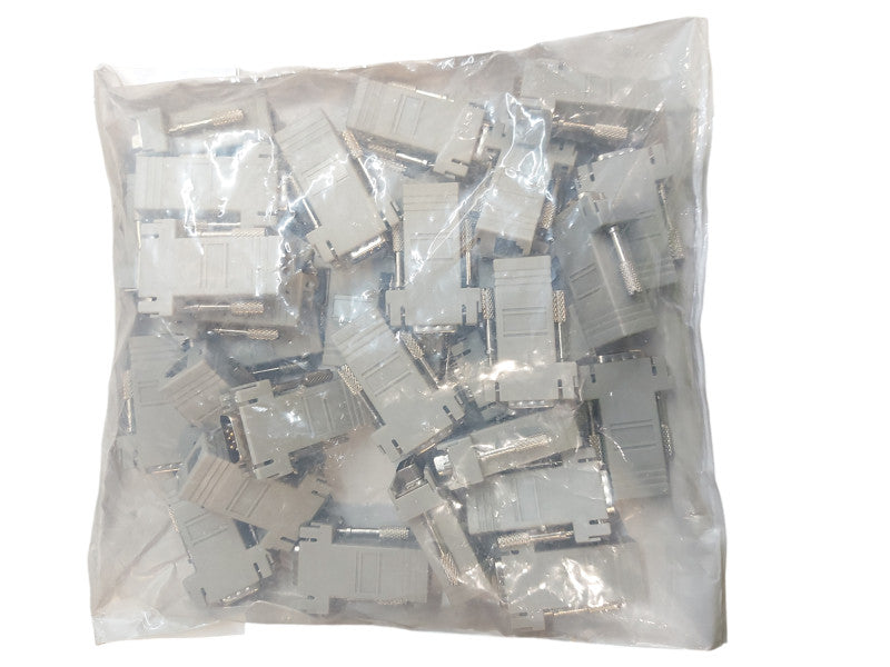 Bag of Custom DB9 RS232 male to RJ11/12 Female - 30 Pcs Q