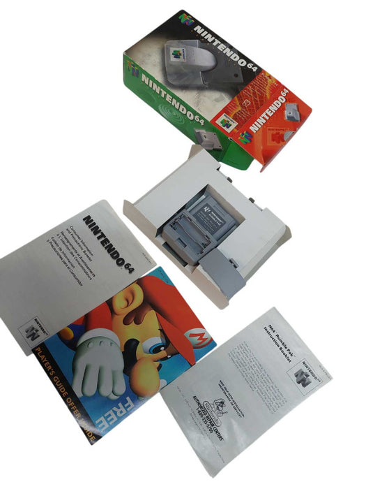 Nintendo 64 Rumble Pak Model: NUS-013 in Box with Manual Inserts  =