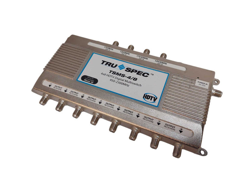 TRU SPEC TSMS-4/8 4x8 HDTV Digital MultiSwitch 950-2300MHz  =