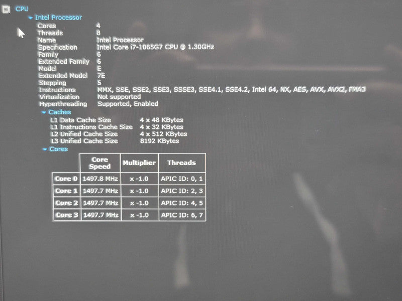 Microsoft Surface Pro 7 1866| i7-1065G7|16GB RAM| 256GB SSD FOR PARTS/REPAIR  β BudLap