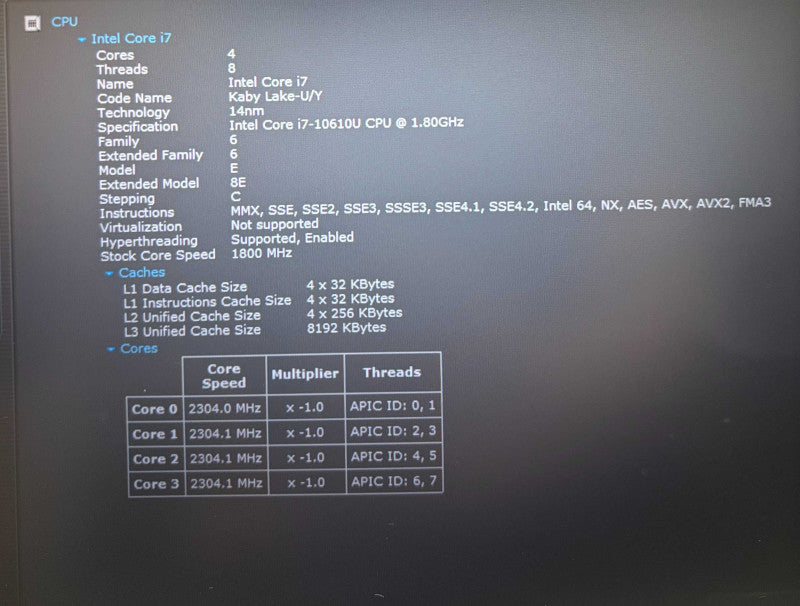 HP EliteBook 840 G7 Intel Core i7-10610U@1.8GHz 16GB RAM 512GB SSD  Lap200