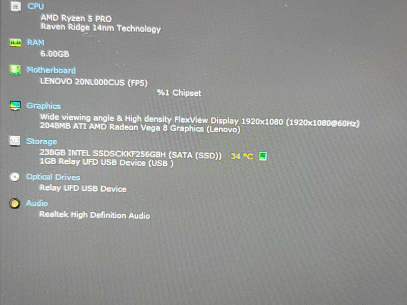 Lenovo ThinkPad X395| Ryzen 5 3500U| 8GB DDR4 | Radeon Vega 8| 256GB SSD  β BudLap
