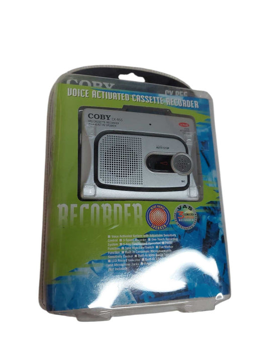 Coby Voice Activated Cassette Recorder Model: CX-R55 =