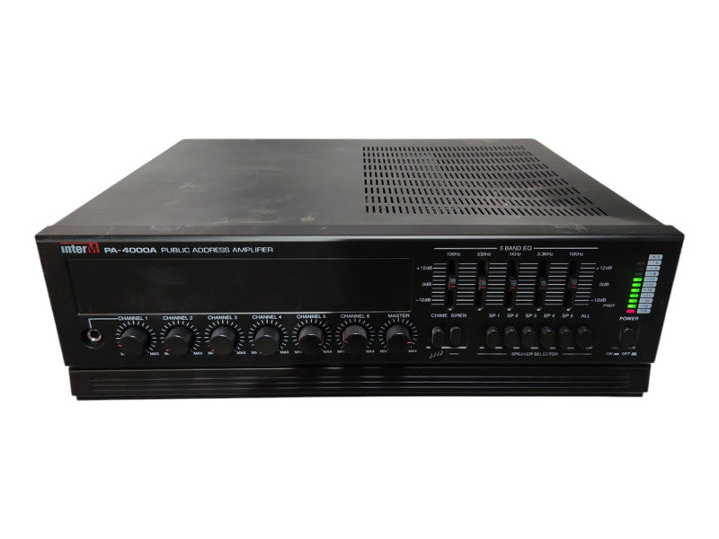 Inter-M AEI Rediffusion Proamp 120 PA-4000A Public Address Amplifier, READ