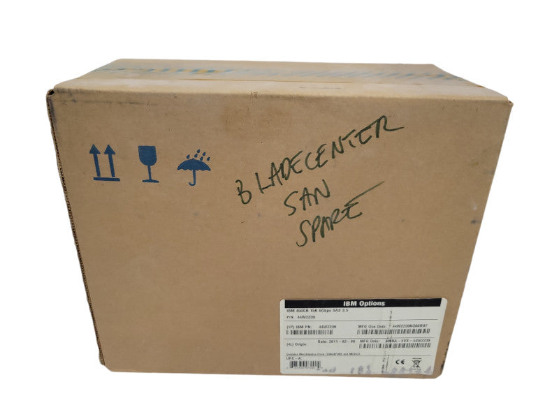 IBM 44W2239 44W2241 44W2240 NEW 450GB 15K 6GBPS SAS 3.5" HS HARD DRIVE %