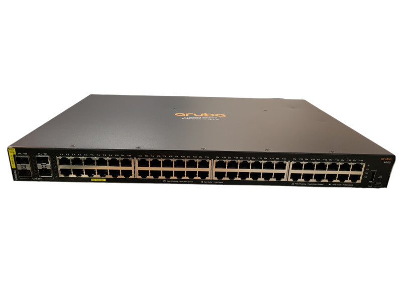 R8N85A HPE Aruba 6000 48G Class4 PoE 4SFP 370W Switch  !