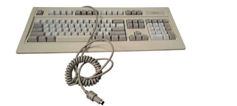 Vintage Fujitsu Keyboard Model FKB-4725