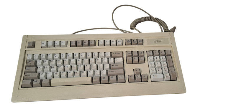 Vintage Fujitsu Keyboard Model FKB-4725