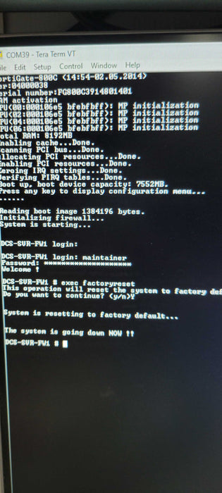 Fortinet FortiGate 800C FG-800C Firewall Security Appliance _