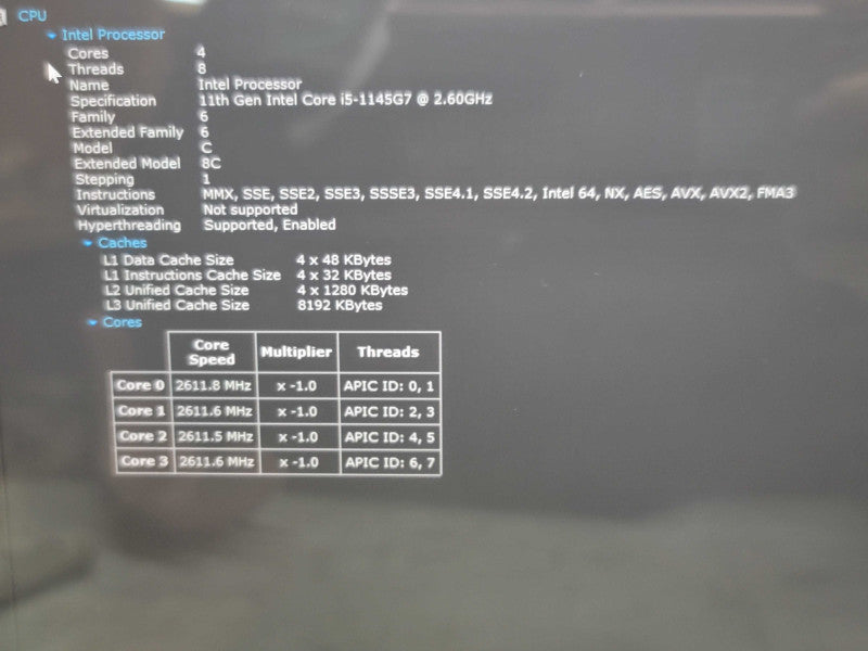 Microsoft Surface Laptop 4 1951| i5-1145G7| 16GB RAM| 256GB NVMe β Lap200