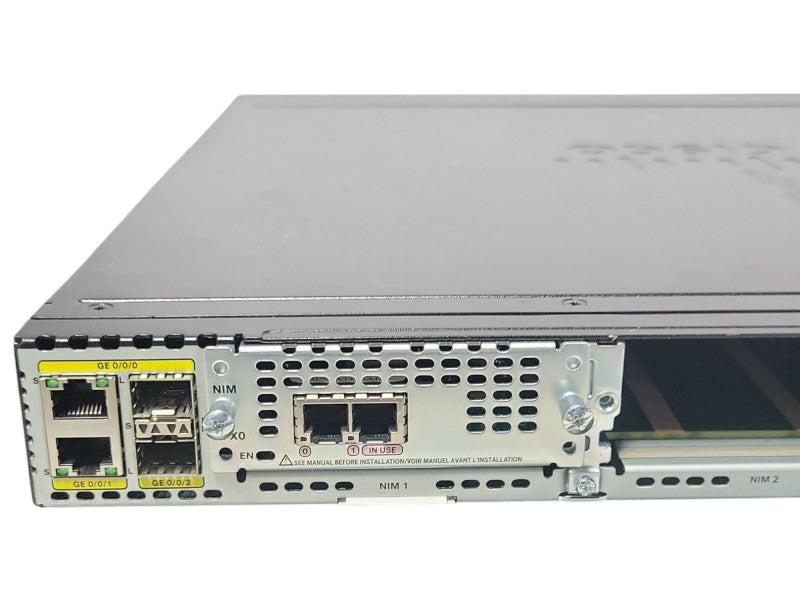 Cisco 4300 Series ISR4331/K9 ISR 4331 Services Router W/ NIM-2FXO _