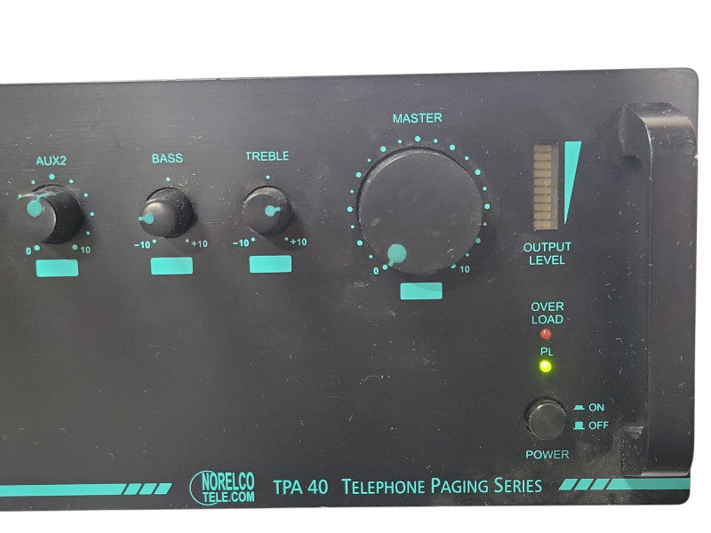 Norelco telecom TPA 40 Telephone Paging Series, READ _