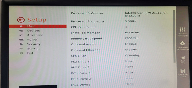 Lenovo ThinkStation P520c Intel Xeon W-2123 3.60Ghz 64GB RAM 512GB SSD Q_